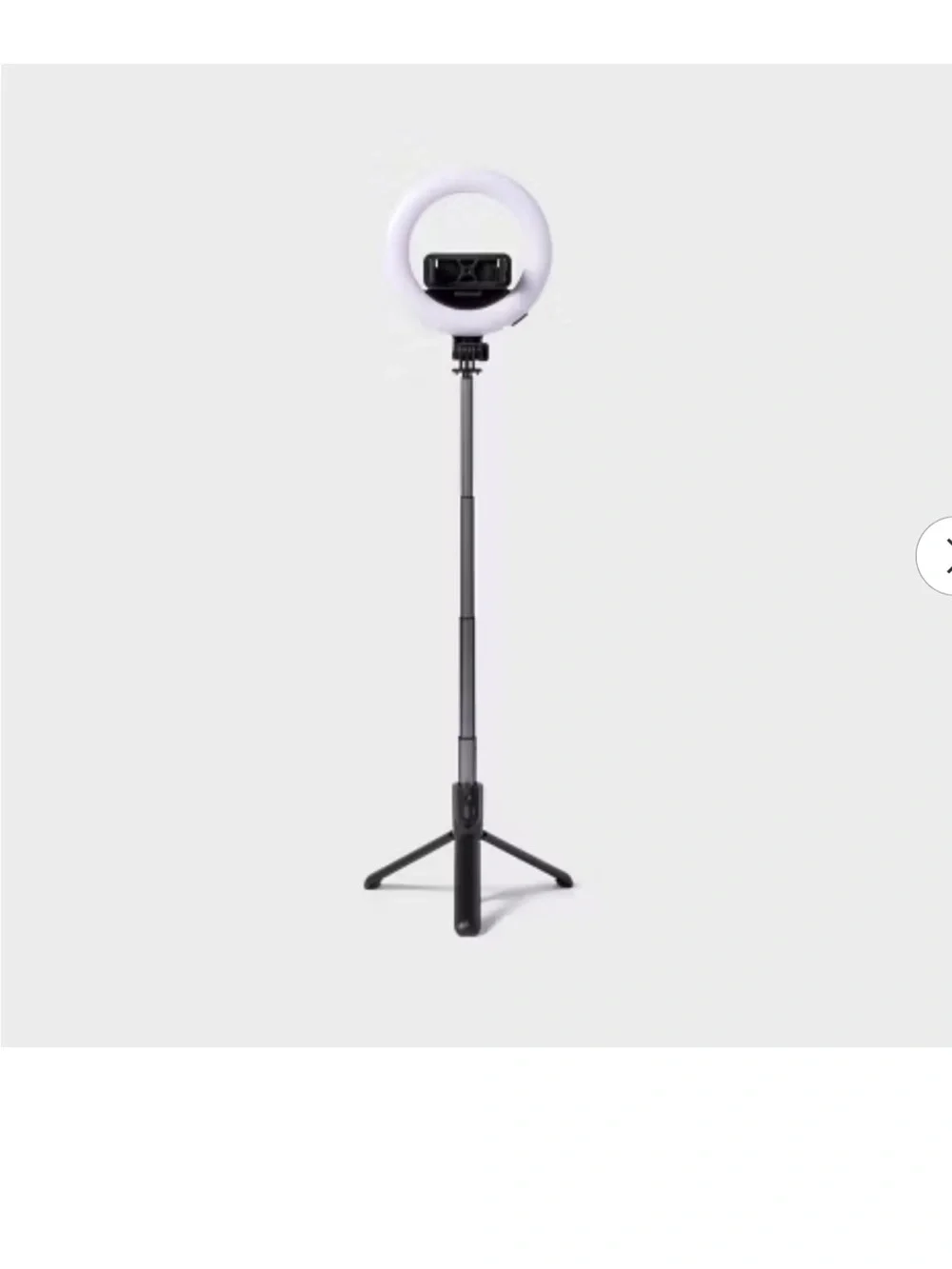 Tripod Selfie Stick with LED Ring Light